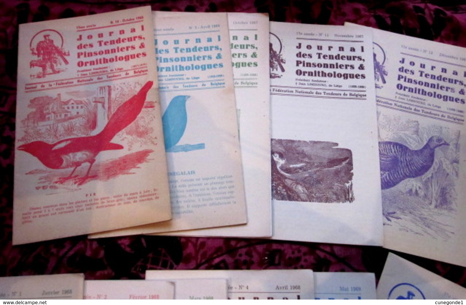 Lot De 19 Revues " Journal Des Tendeurs, Pinsonniers Et Ornithologues " De 1965 à 1970 - Natur