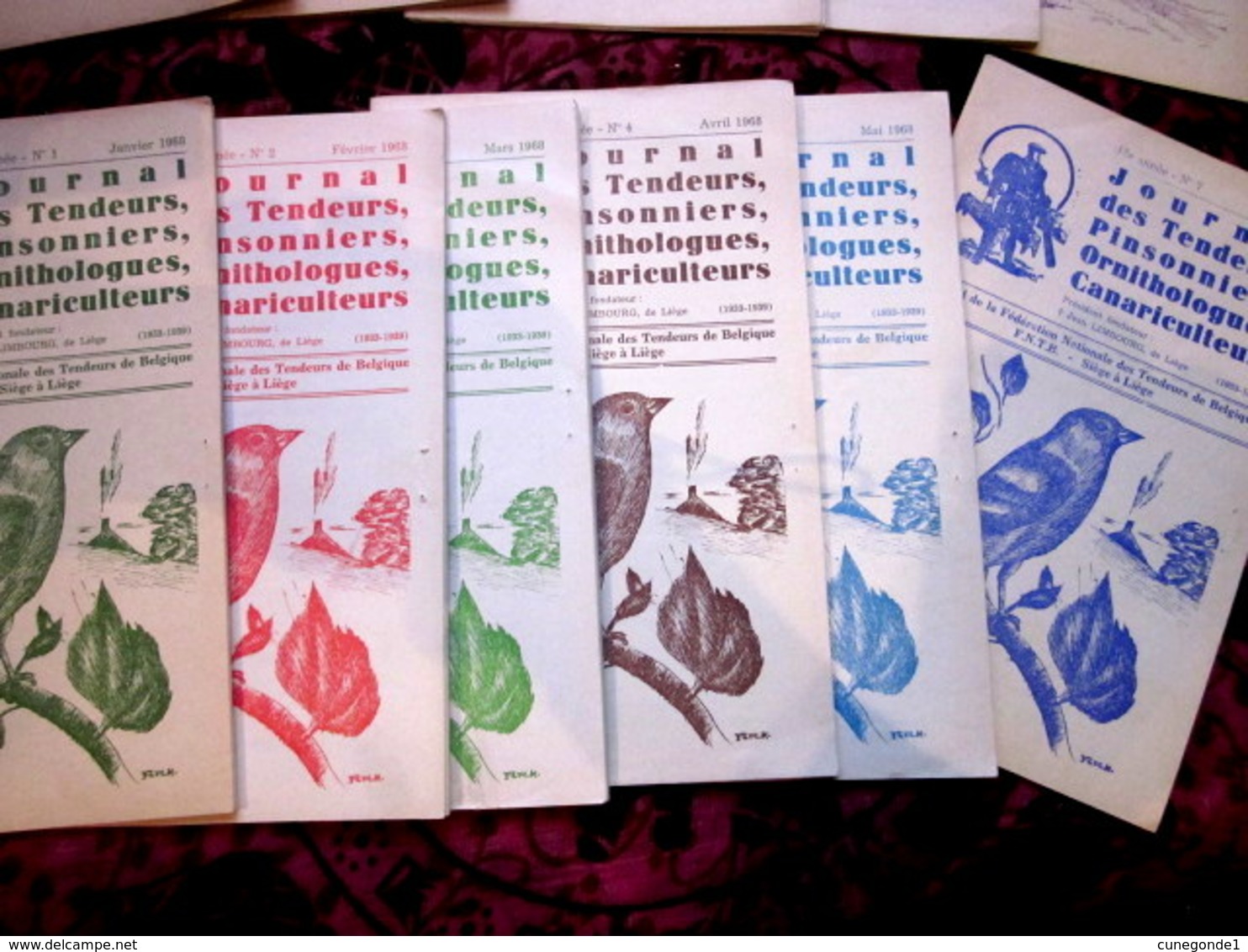 Lot De 19 Revues " Journal Des Tendeurs, Pinsonniers Et Ornithologues " De 1965 à 1970 - Natur