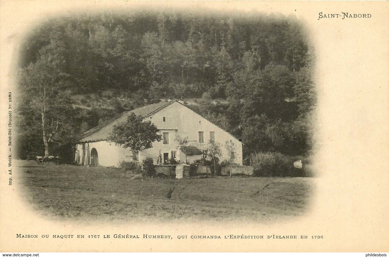 VOSGES  SAINT NABORD  Maison Ou Naquit Le General HUMBERT - Saint Nabord