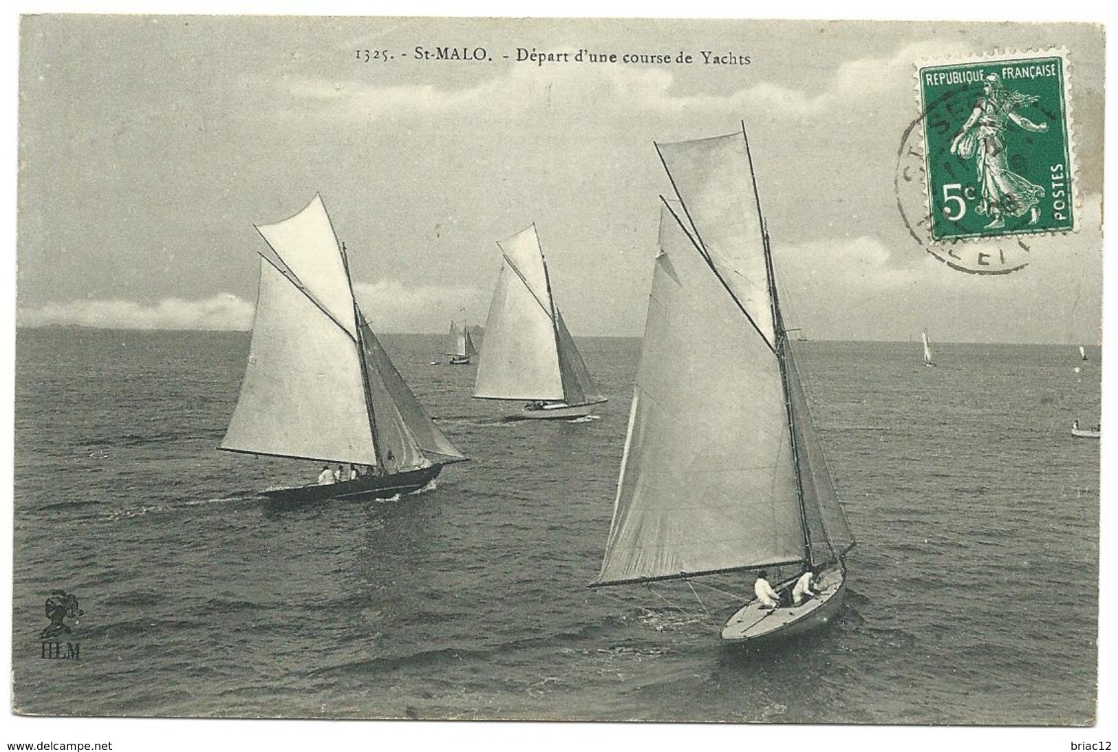 ST MALO - Départ D'une Course De Yachts, N°1325 - Saint Malo