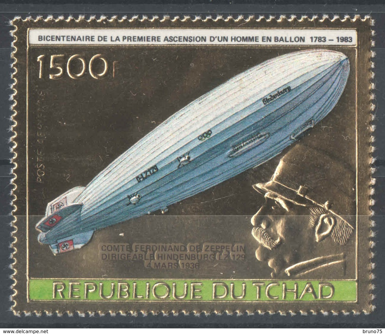 Tchad - YT PA 259 ** - 1983 - Zeppelin - Zeppelins