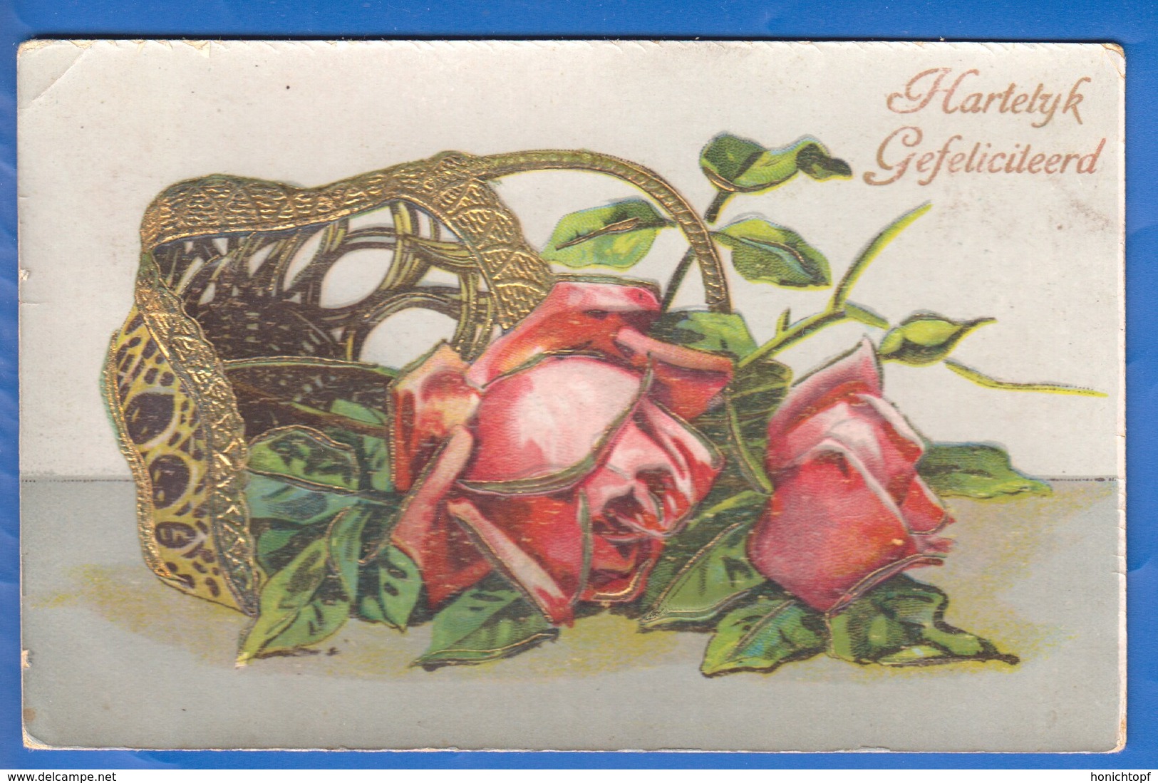 Blumen; Fleurs; 1922 Stempel Wageningen - Blumen