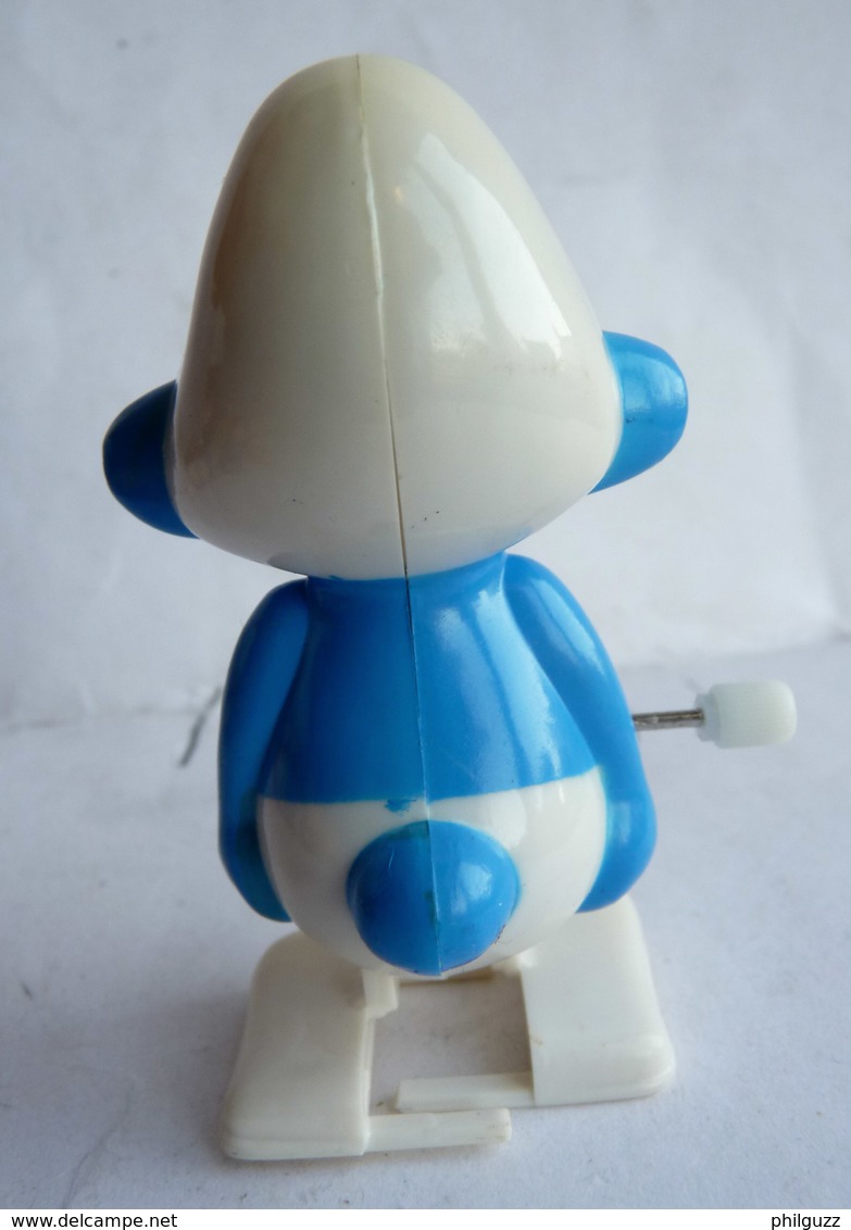 FIGURINE SCHTROUMPF - SMURF - PIFUTOS MARCHEUR WIND UP 1994 GALOOB (2) - Smurfs