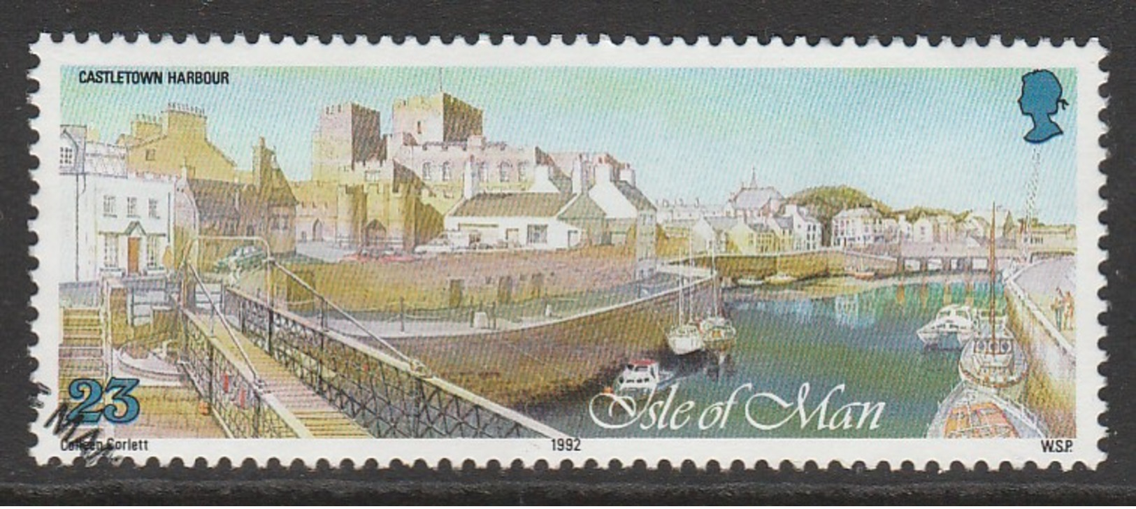 Isle Of Man 1992 The 200th Anniversary Of The Extension Of Manx Seaports 23 P Multicolored SW 508 O Used - Isle Of Man