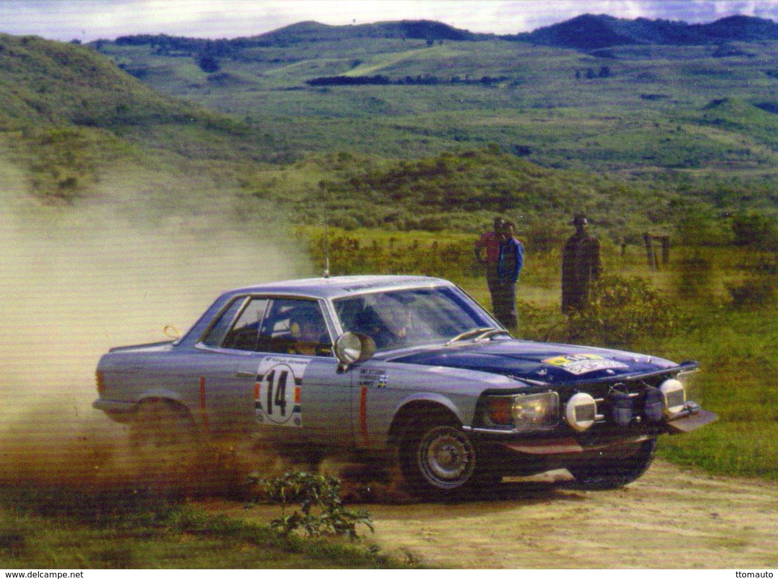 Mercedes 450 SLC  -  Rallye East African Safari 1979 - Pilote: Hannu Mikkola  -  CPM - Rallyes