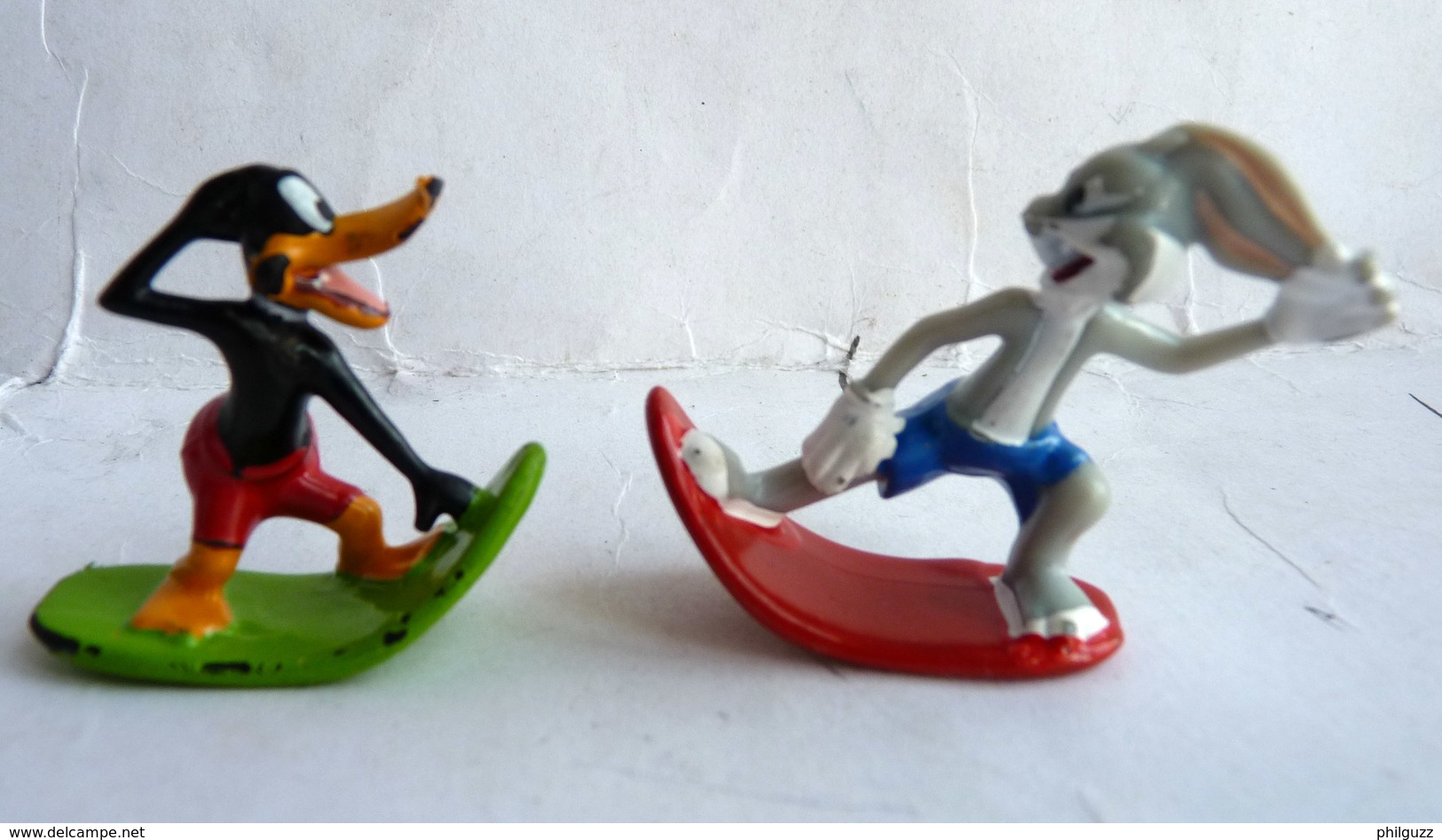 2 FIGURINES PUBLICITAIRES WEETOS 2002 PRIME WARNER DAFFY DUCK & BUGS BUNNY - Other & Unclassified