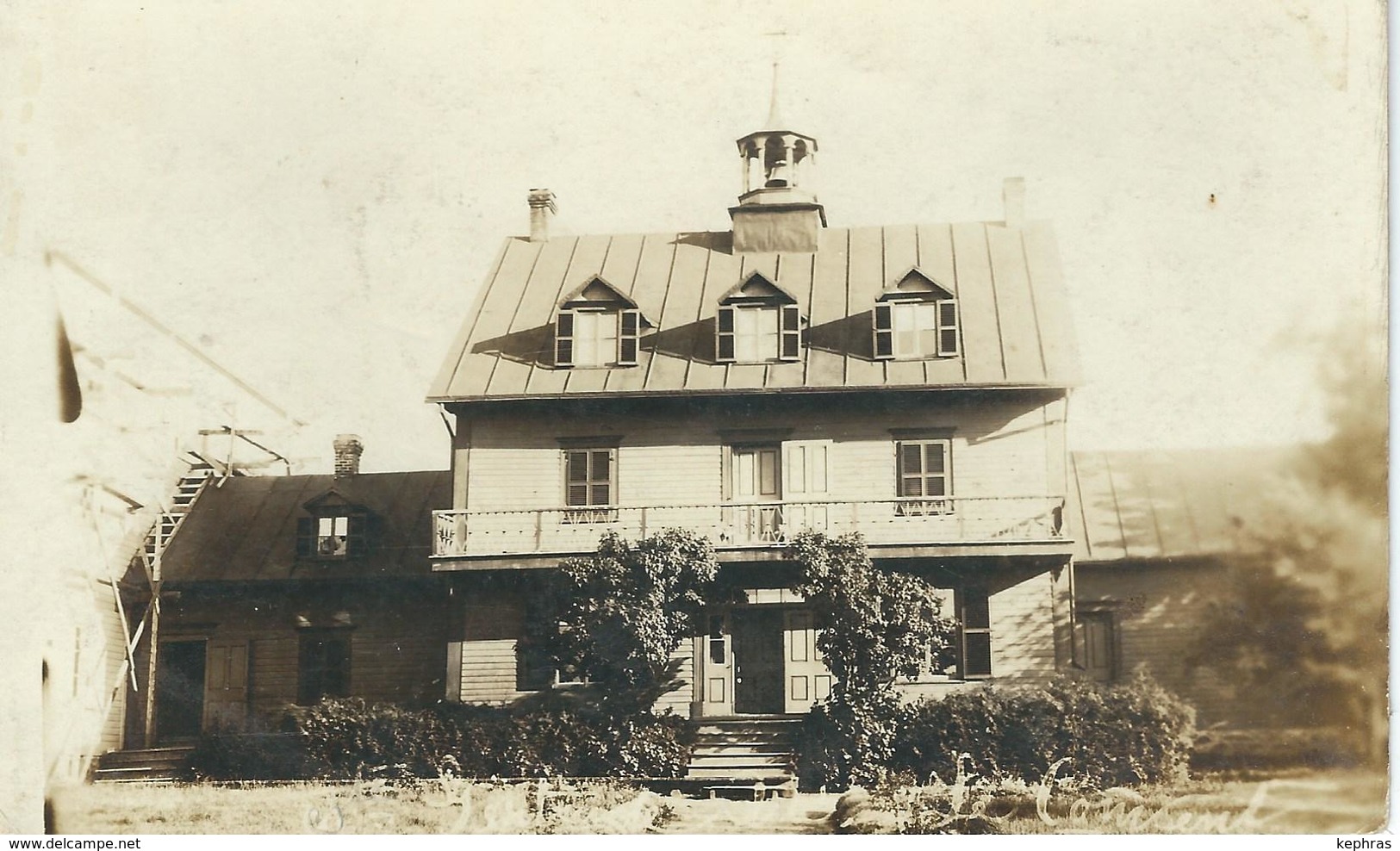 CANADA - SAINTE GERTRUDE Près De BECANCOUR : Le Couvent - TRES RARE PHOTO - Trois-Rivières