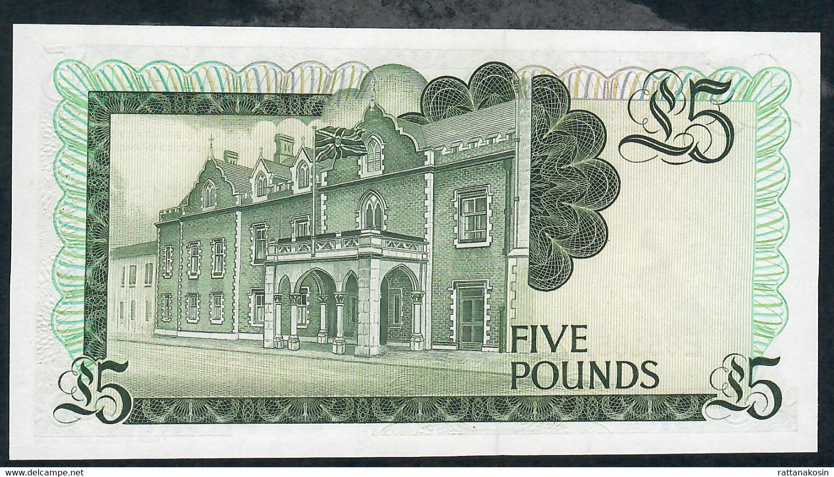 GIBRALTAR P21b 5 POUNDS 1988 UNC. - Gibraltar