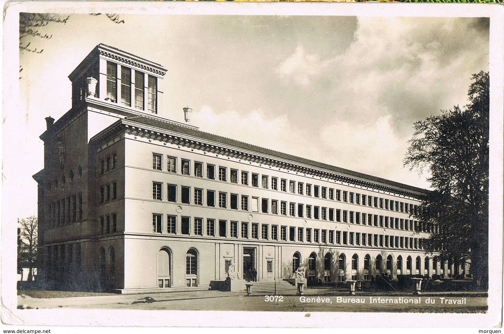 31585. Postal GENEVE (Suisse). Bureau International Du Travail - Genève