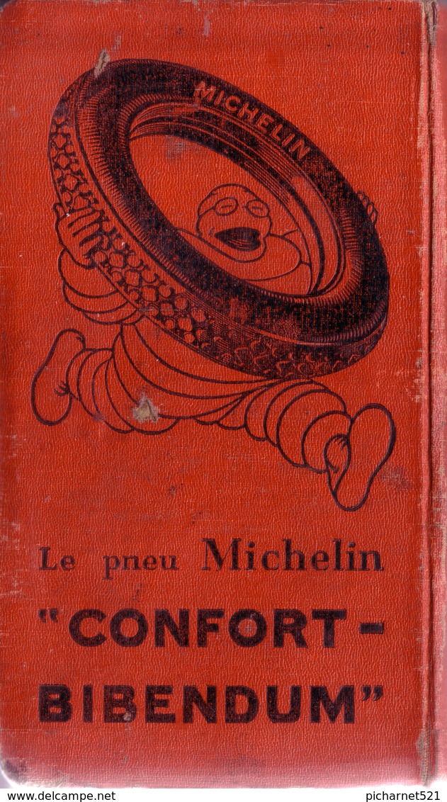 Guide Rouge MICHELIN, Année 1927. 990 Pages. 3 Signets. Bon état. Seulement, Traces D'usure Sur Les Couvertures. - Auto