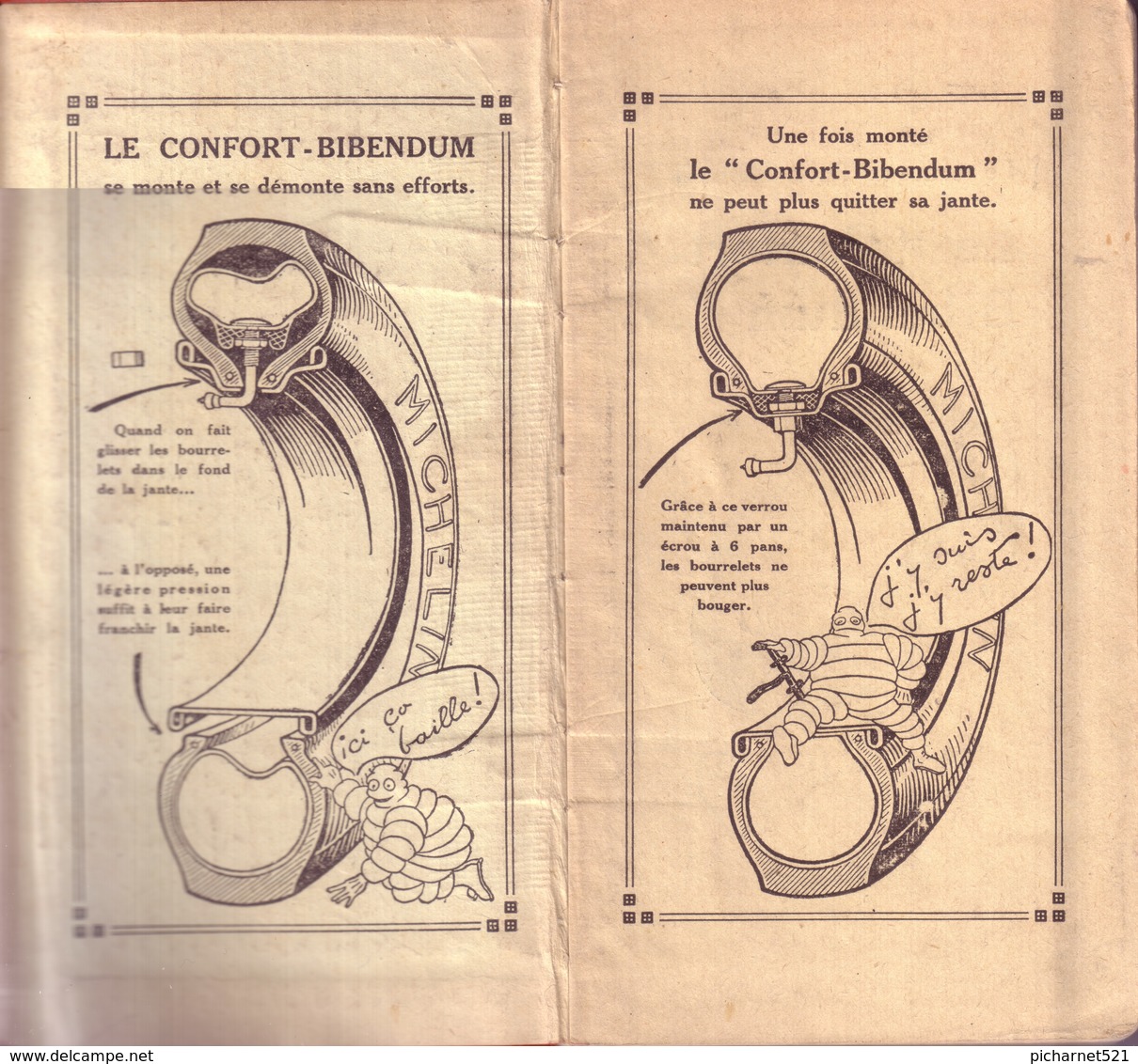 Guide Rouge MICHELIN, Année 1927. 990 Pages. 3 Signets. Bon état. Seulement, Traces D'usure Sur Les Couvertures. - Auto