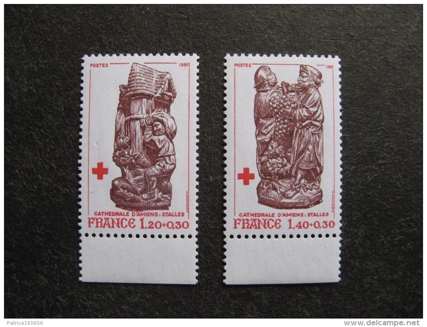 TB Paire N° 2116 A Et N° 2117 A, Neufs XX. Timbres De Carnets. - Neufs