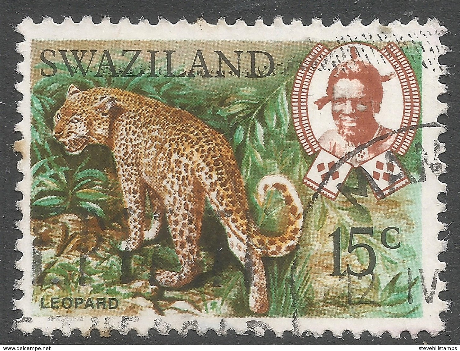 Swaziland. 1968 Animals. 15c Used. SG 168 - Swaziland (1968-...)