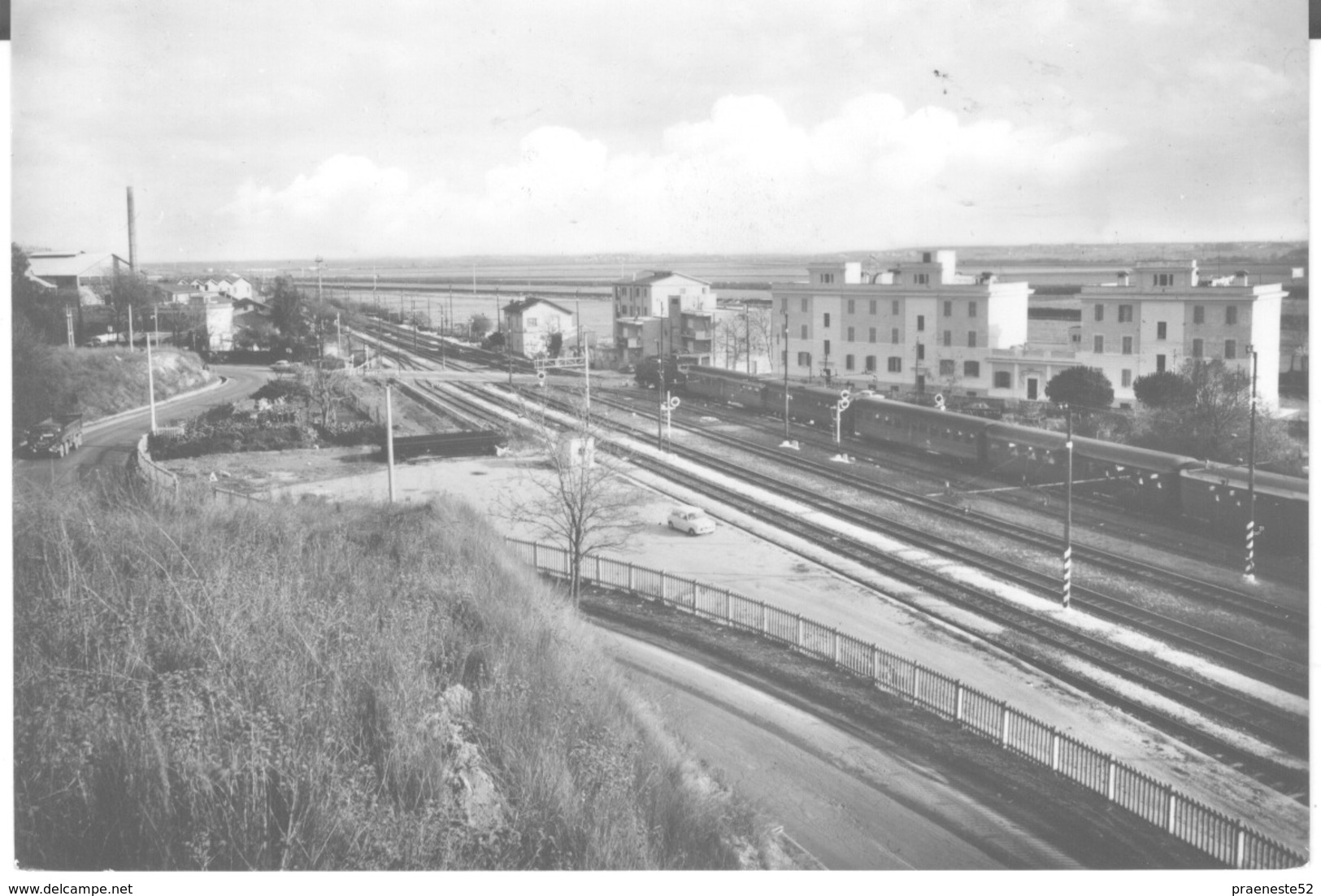 Roma- Fiumicino-ponte Galeria-stazione Ferroviaria-treno.viagg. - Stazioni Con Treni