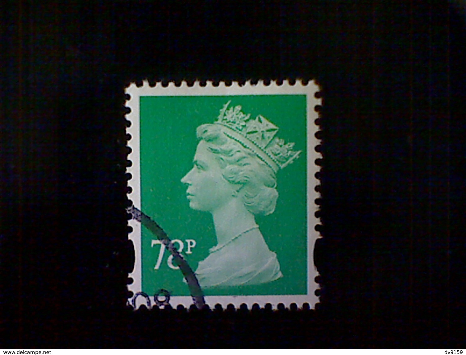 Great Britain, Scott #MH371, Used(o), 2007, Machin: Queen Elizabeth II,78p, Emerald - Machins