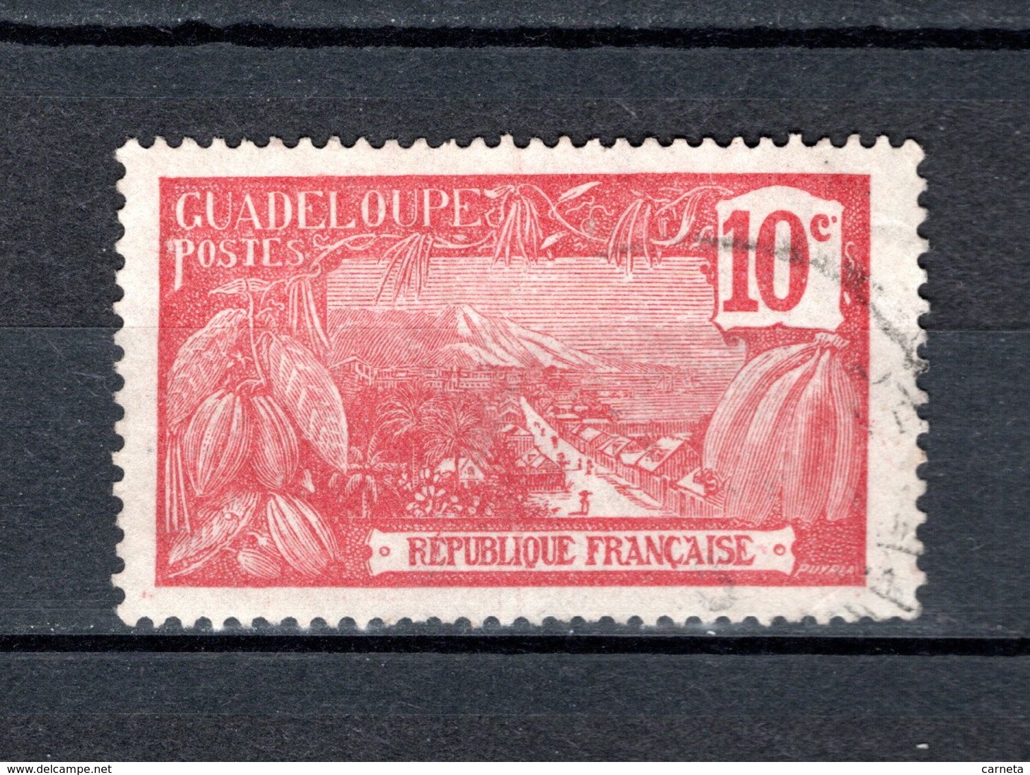 GUADELOUPE N° 59 OBLITERE COTE  0.50€   MONT  HOUELMONT - Used Stamps