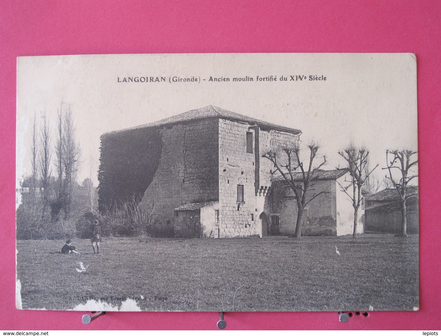 33 - Langoiran - Ancien Moulin Fortifié Du XIV° Siècle - Scans Recto Verso - Otros & Sin Clasificación