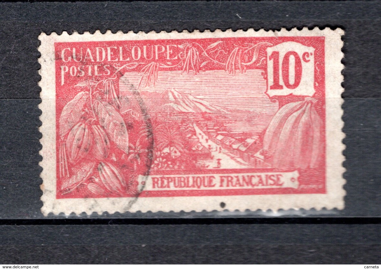 GUADELOUPE N° 59 OBLITERE COTE  0.50€   MONT  HOUELMONT - Oblitérés