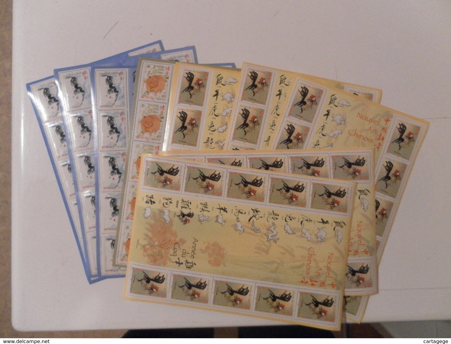 FRANCE FEUILLET DE 10 TIMBRES LETTRE PRIORITAIRE 20g** - Collections