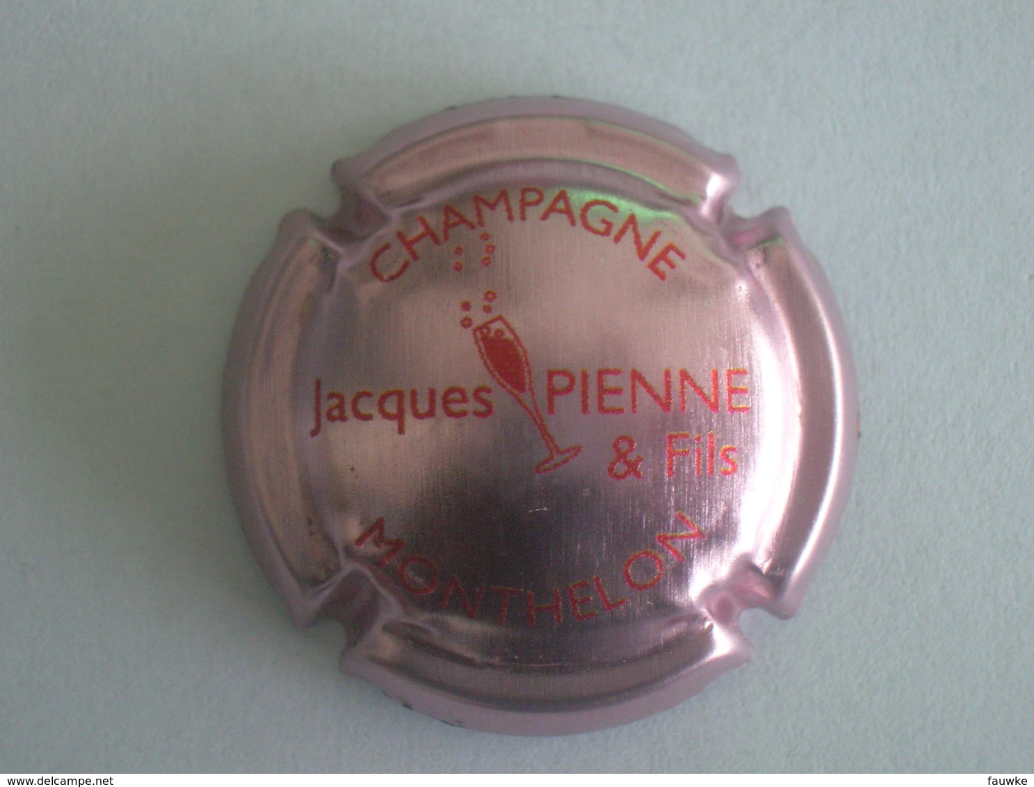 Capsule Champagne Pienne Jacques, N° 9, Rose Et Rouge - Autres & Non Classés