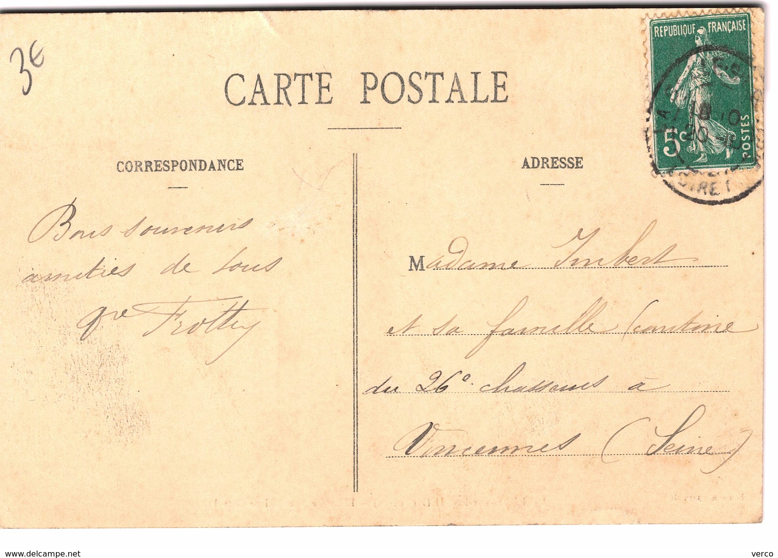 Carte Postale Ancienne De LA SELLE Sur Le BIED - Autres & Non Classés