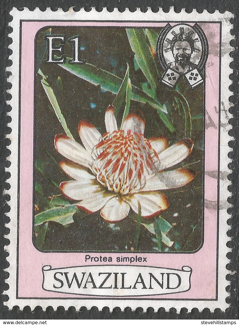 Swaziland. 1980 Flowers. E1 Used. SG 352A - Swaziland (1968-...)