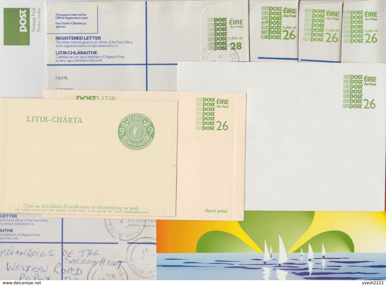 Irlande. Petit Lot De 18 Entiers Postaux Différents - Postal Stationery