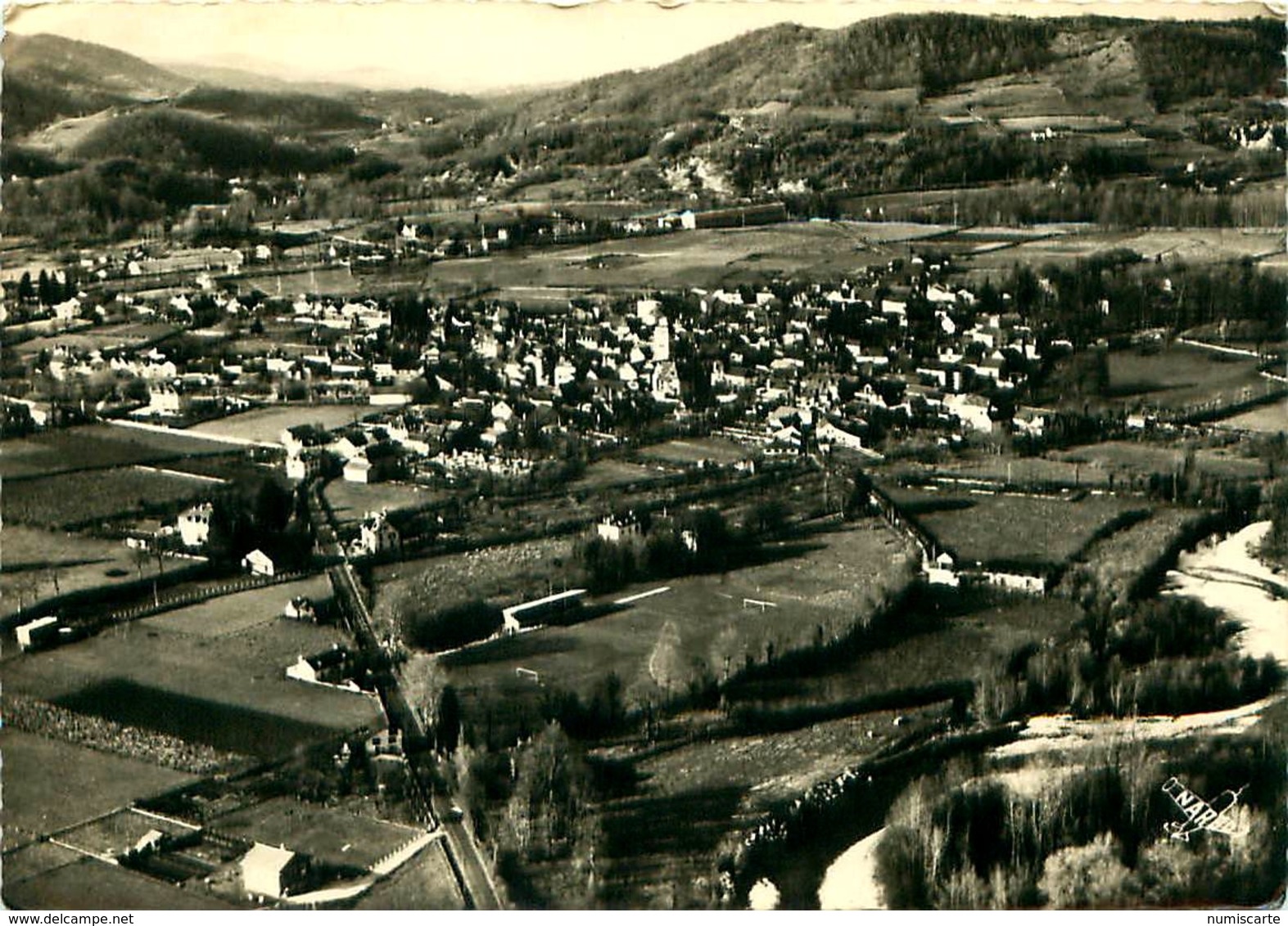 Cpsm ARUDY 64 Vue Générale Aérienne - Arudy