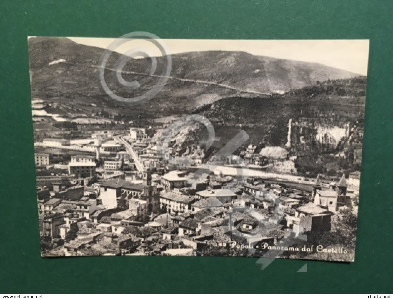 Cartolina Popoli - Panorama Dal Castello - 1945 Ca. - Pescara