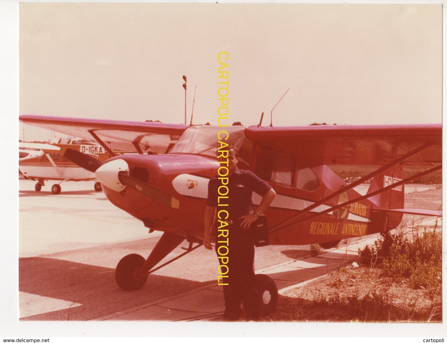 ^ AVIAZIONE AEREO SERVIZIO REGIONALE ANTINCENDIO POMPIERI AVION PLANE AIR FOTO 09 - Aviazione