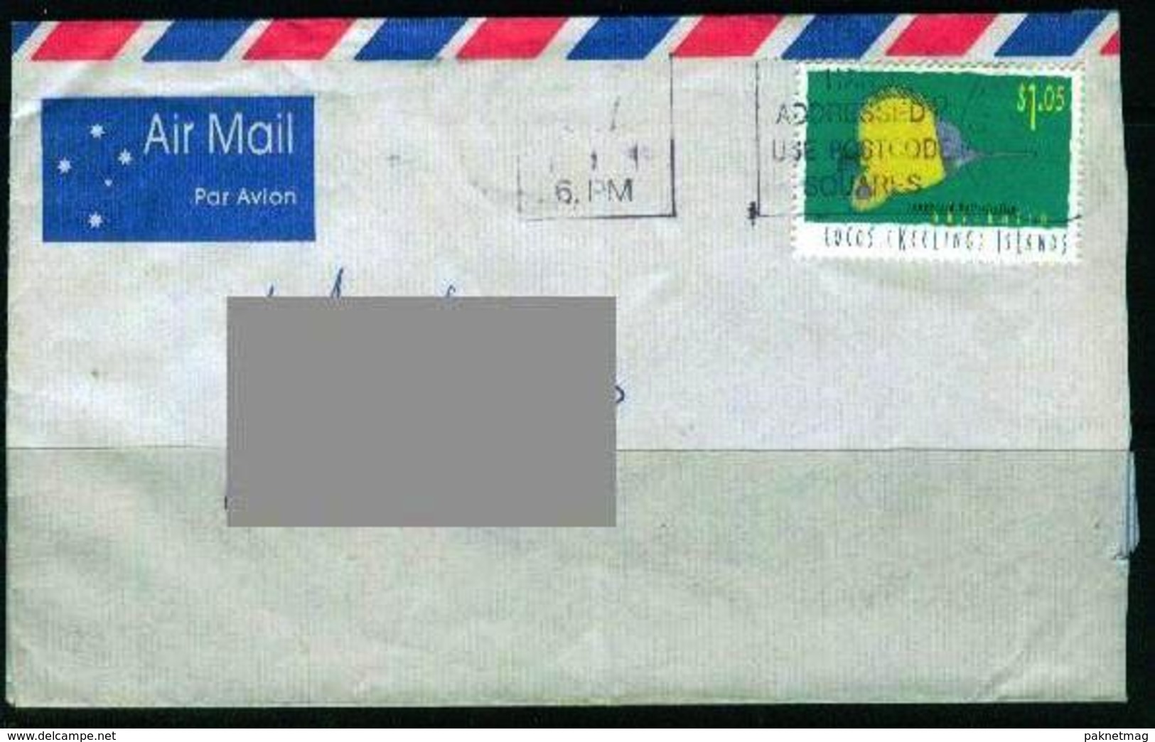 X284- Postal Used Cover. Post From Australia To Qatar. Fish. - Fishes