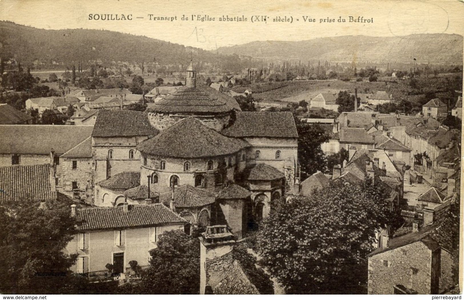 Souillac. Transept De L'Eglise Abbatiale (XIIe Siècle). Vue Prise Du Beffroi. (Lot). - Souillac