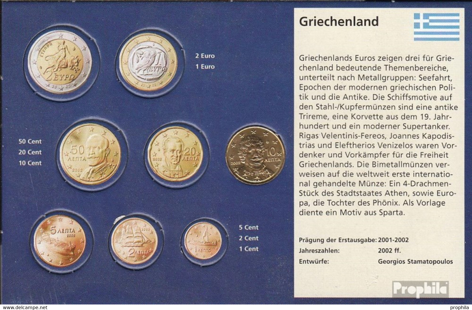 Griechenland GR 4 2002 G Stgl./unzirkuliert Mit Geheimzeichen Stgl./unzirkuliert 2002 Kursmünze 10 Cent - Griechenland