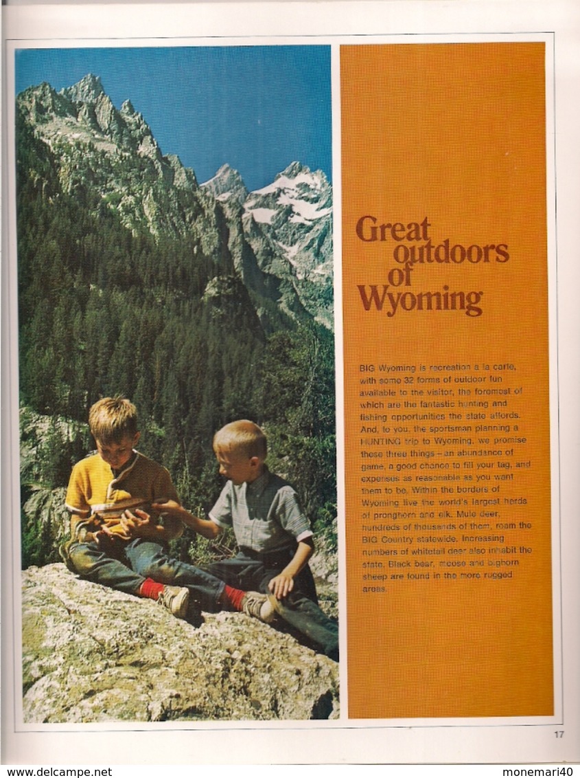 WYOMING (BIG WYOMING) - LIVRE (GUIDE TOURISTIQUE)