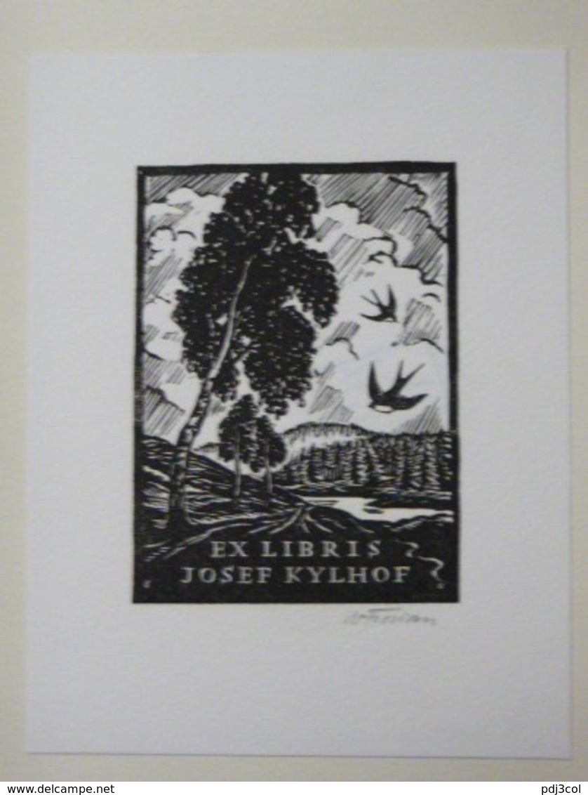 Ex-libris Illustré Tchécoslovaquie XXème - JOSEF KYLHOF - Bookplates