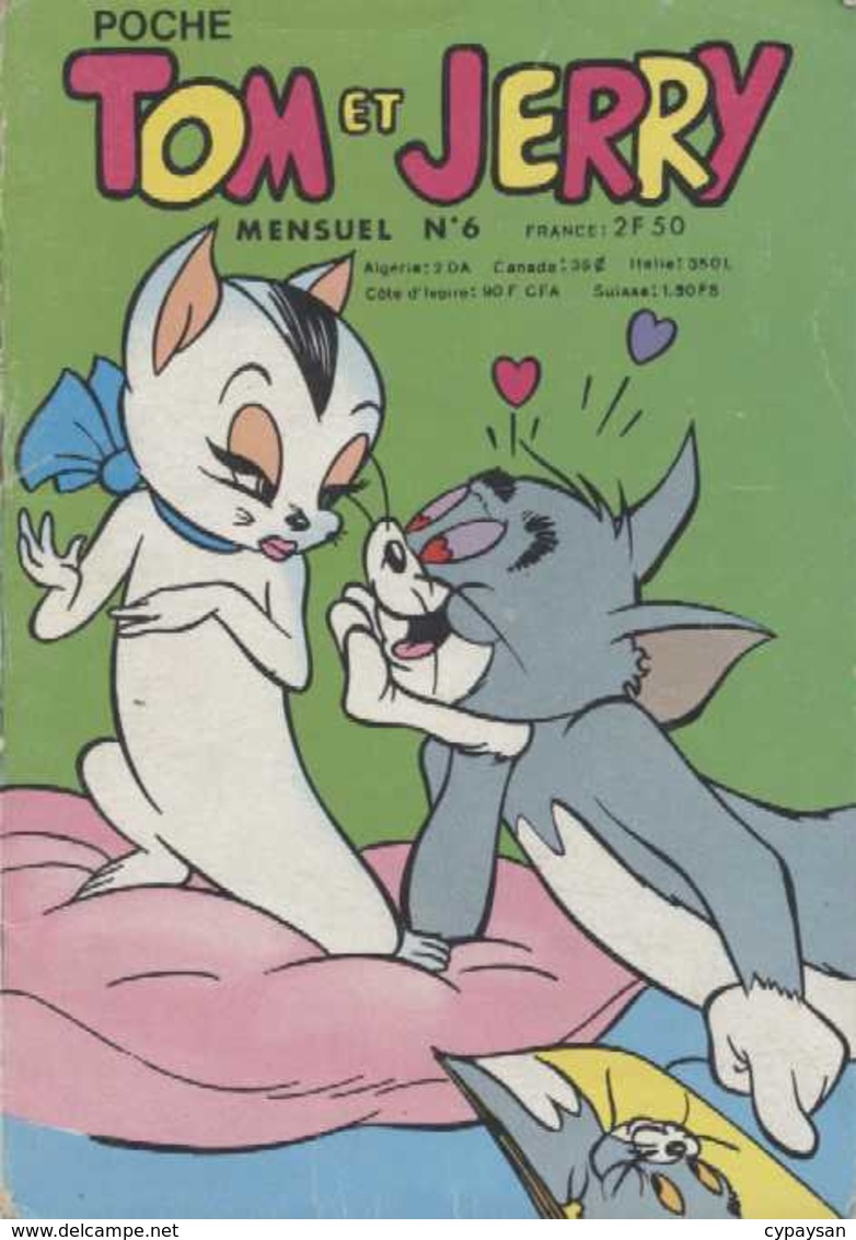 TOM ET JERRY POCHE N° 6 BE SFPI 07-1977 - Small Size