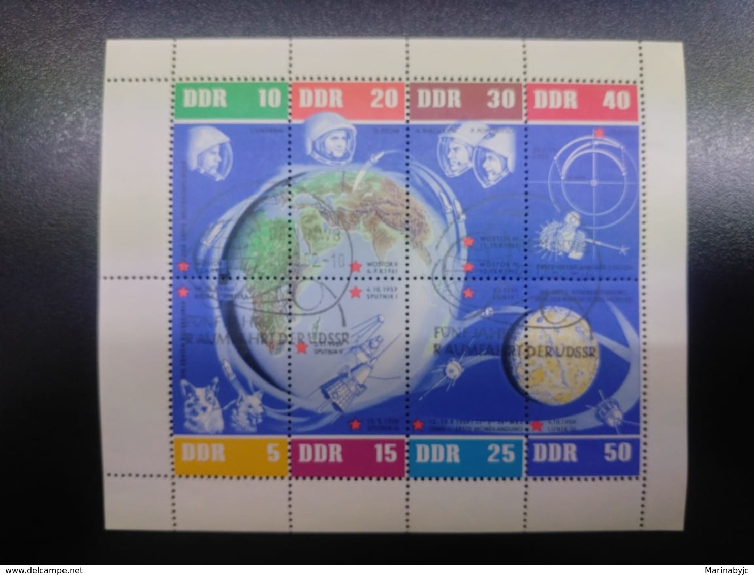 W) 1970 GERMANY, SPACE, ASTRONAUTS, PLANETS, SATELLITES MNH - Unused Stamps