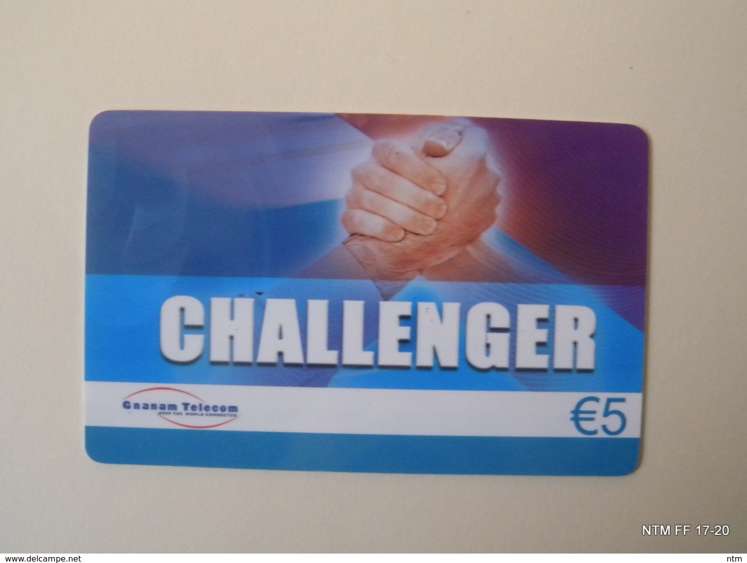 BELGIUM Yesr 2010 - Challenger - Gnanam Telecom  - Fast Card - Pre Paid Card (€5) Used. - [2] Prepaid & Refill Cards