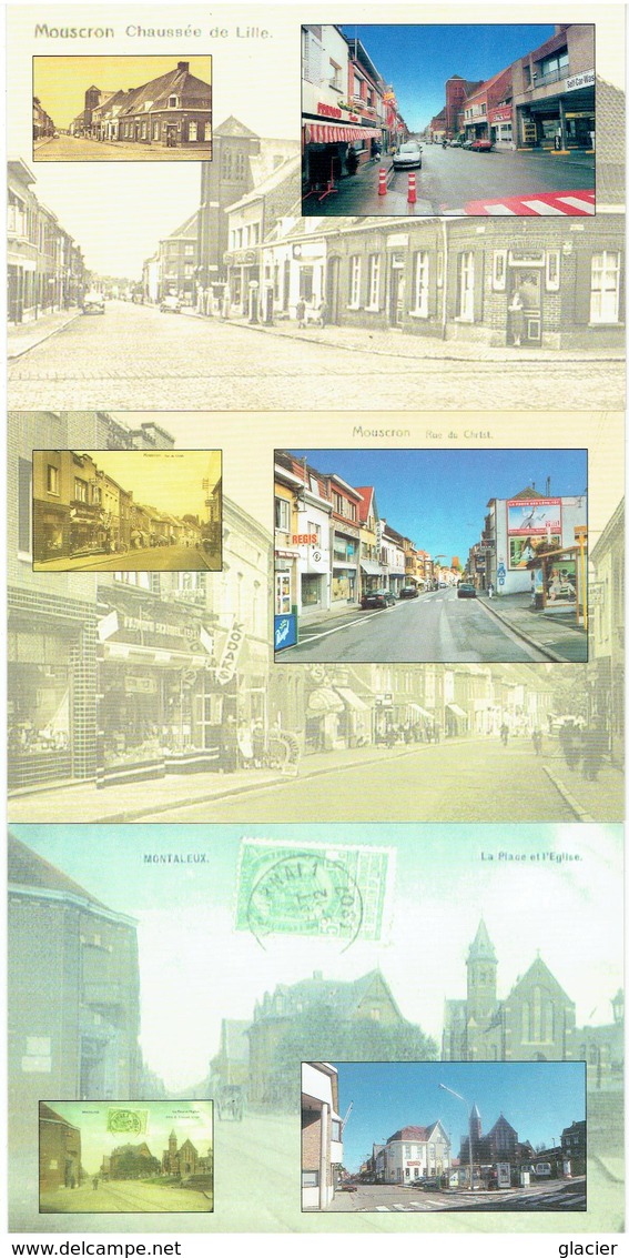 MOUSCRON - Lot De 9 Cartes Modernes - Edition Cartafana - Avril 2002 - Moeskroen