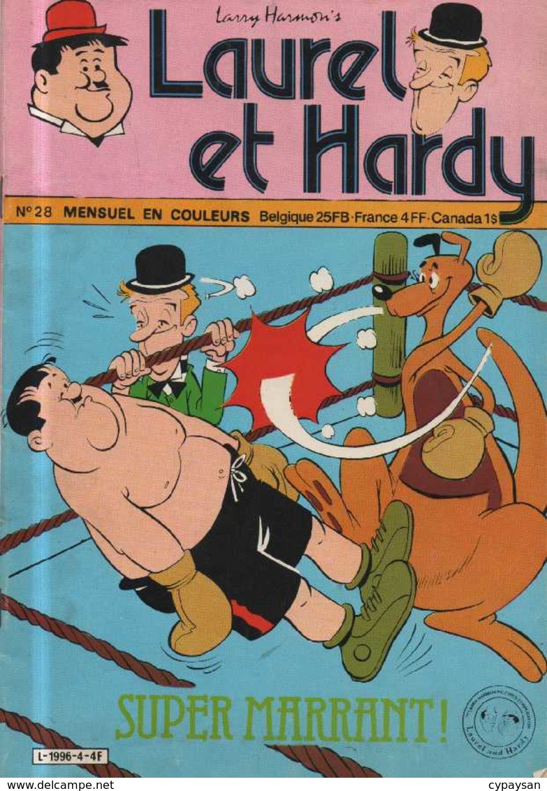 LAUREL ET HARDY  N° 28 BE DPE 1982 - Formatos Pequeños