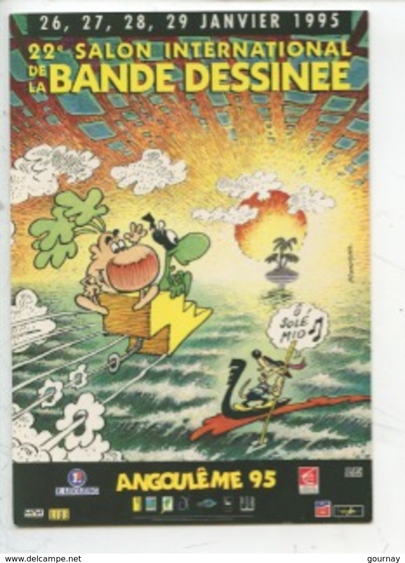 Angouleme 1995 22è Salon International Bande Dessinée - CP Afiche MANDRYKA - Bandes Dessinées