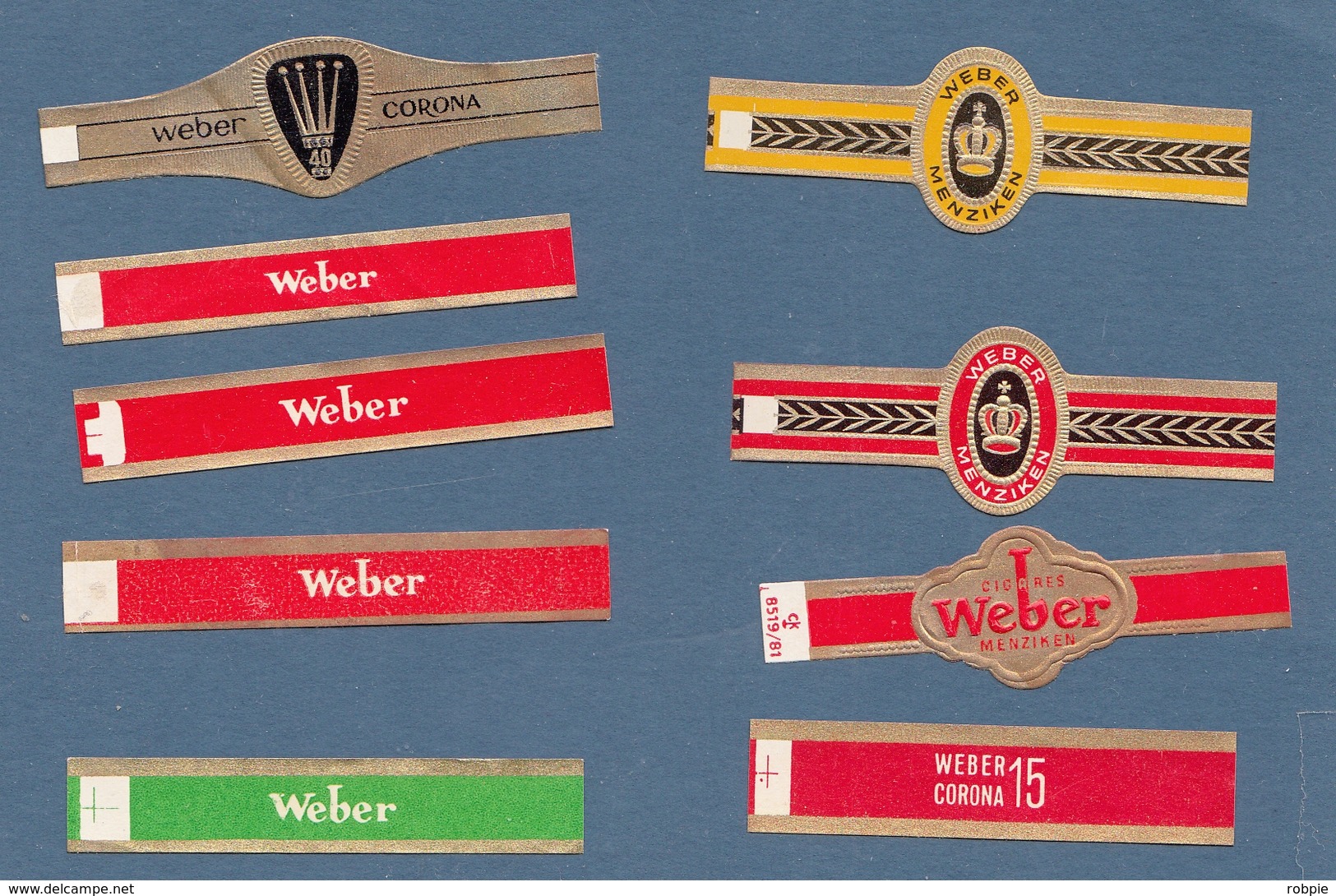 WEBER  Bagues De Cigare - Bagues De Cigares