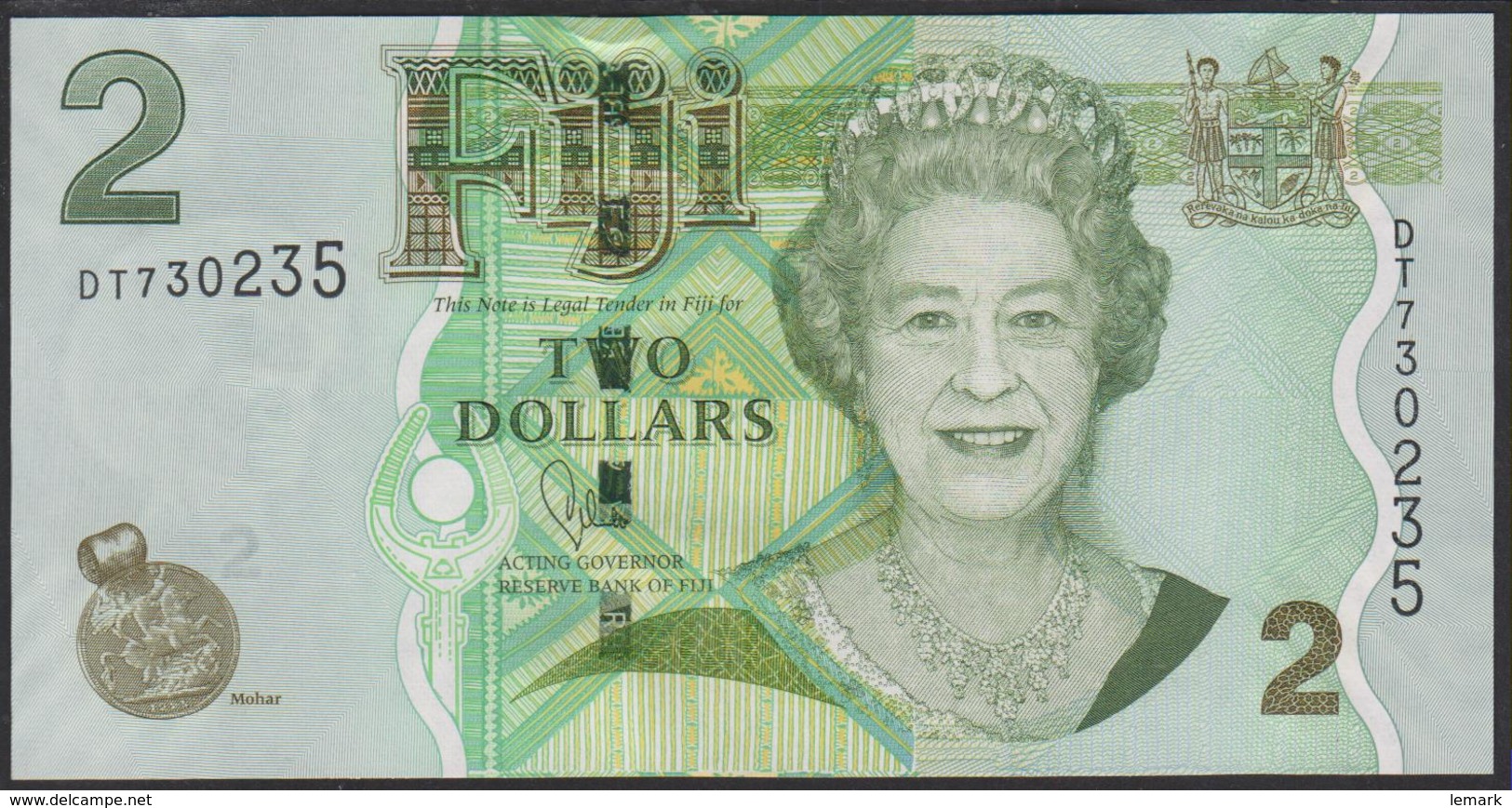 Fiji 2 Dollar 2011 P109b UNC - Fidschi