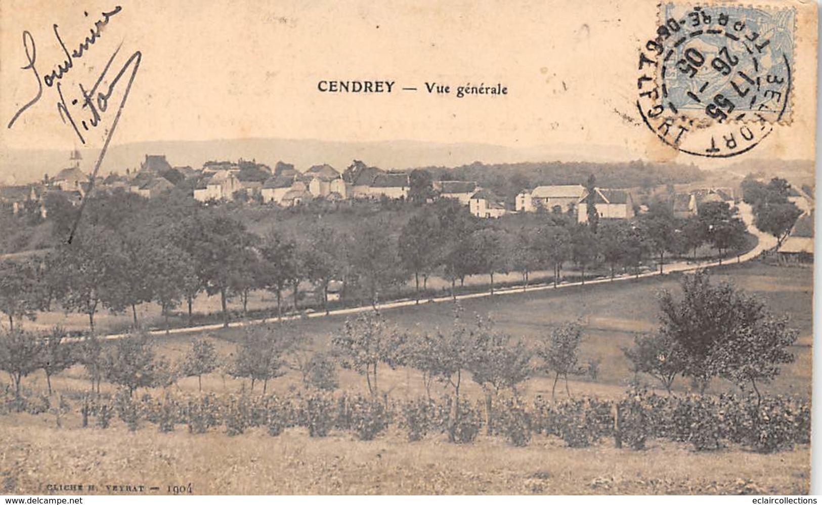 Cendrey         25        Vue Générale        (voir Scan) - Other & Unclassified
