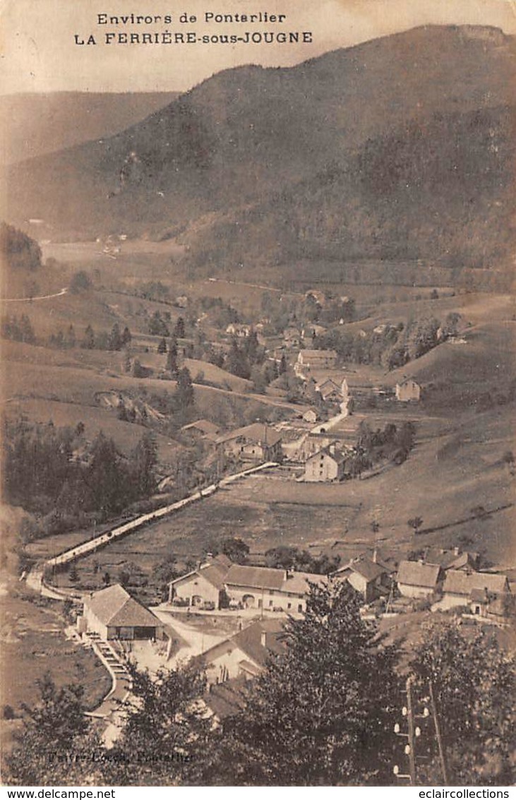 La Ferrière Sous Jougne           25     Aperçu Du Village        (voir Scan) - Sonstige & Ohne Zuordnung