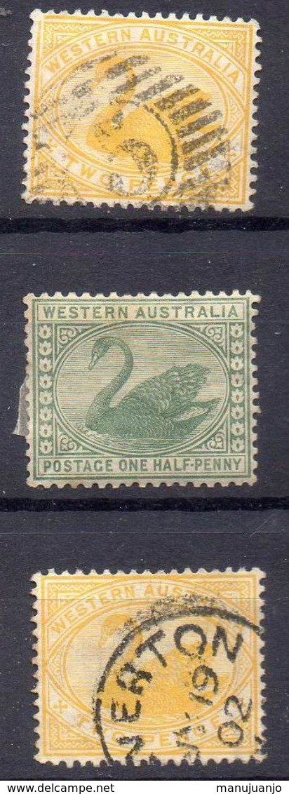 AUSTRALIE OCCIDENTALE ! Timbres Anciens Depuis 1872 ! NEUF - Oblitérés