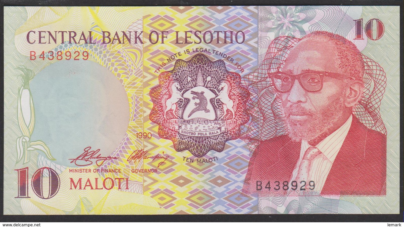 Lesotho 10 Maloti 1990 P11 UNC - Lesoto