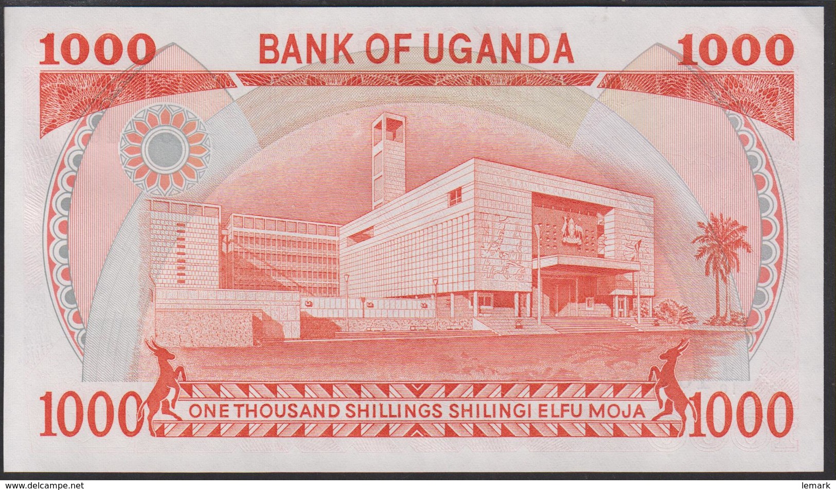 Uganda 1000 Shillings 1986 P26 UNC - Uganda