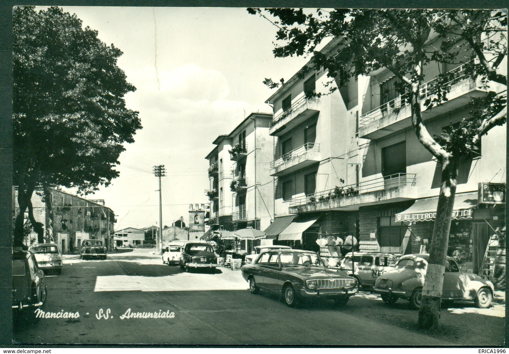 CARTOLINA - CV677 MANCIANO (Grosseto GR) SS. Annunziata, FG, Viaggiata 1966, Pieghine, Buone Condizioni - Grosseto