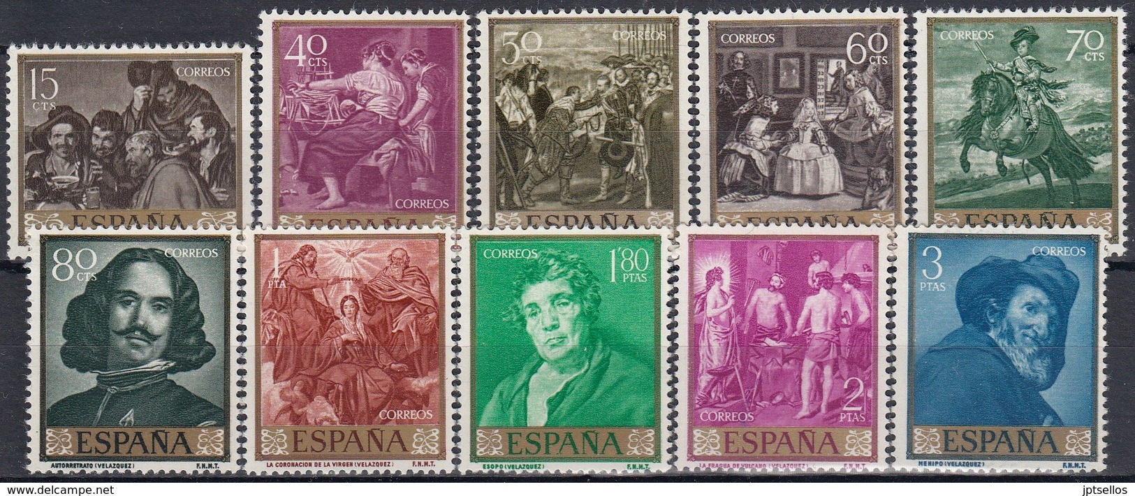 ESPAÑA 1959 Nº 1238/1247 NUEVO PERFECTO - Neufs